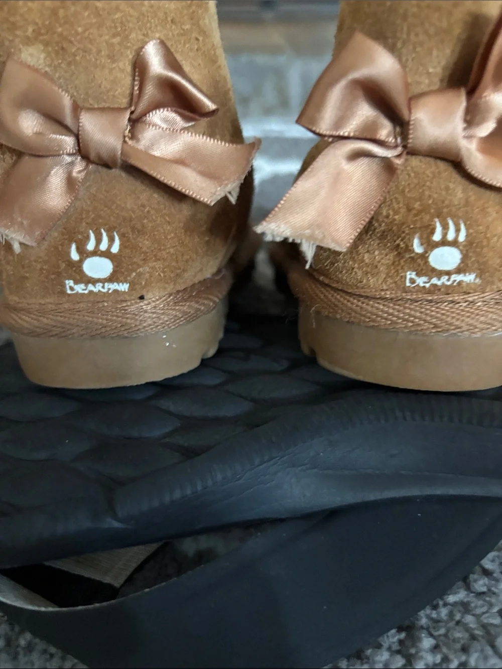 BearPaw Faux-Fur Lined Boot in Light Brown